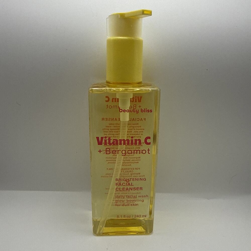 Beauty Bliss ~ Vitamin C & Bergamot Brightening Facial Cleanser 8.1oz